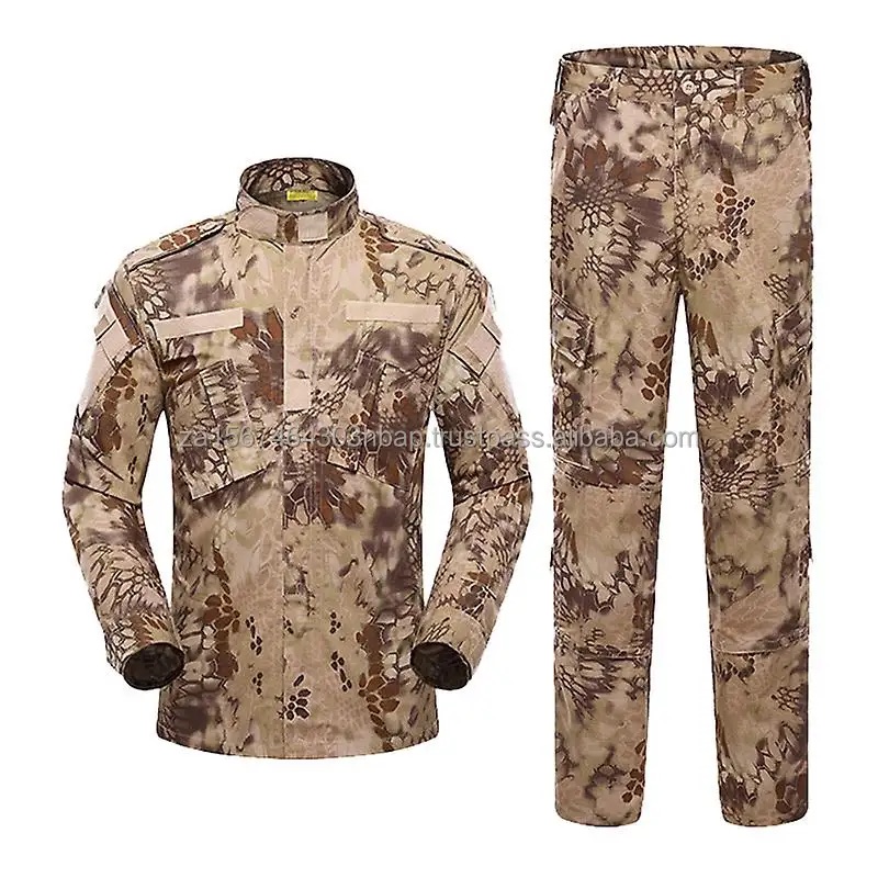 Paintball Mens Camouflage Tactical Suit - Sweat-Absorbent, Breathable, Machine Washable, Stand Colla