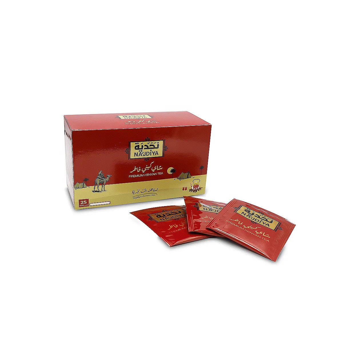 Najdiya Premium Kenyan Tea 25 Bagoriginal taste of high-quality, Made In Saudi Arabia