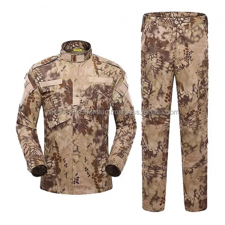 Paintball Mens Camouflage Tactical Suit - Sweat-Absorbent, Breathable, Machine Washable, Stand Colla