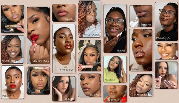 COEOVO free sample private label matte glossy mini lip gloss shine lipgloss vegan lip gloss lipstick set nude lip gloss