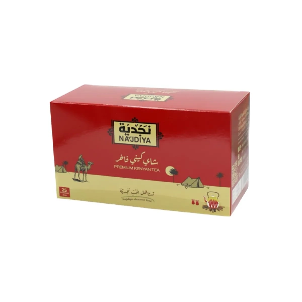 Najdiya Premium Kenyan Tea 25 Bagoriginal taste of high-quality, Made In Saudi Arabia
